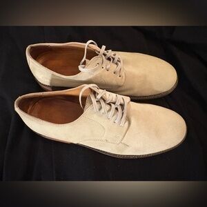 J. Crew Beige Nubuck Derby’s